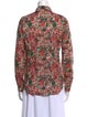 Sézane Floral Print Long Sleeve Blouse