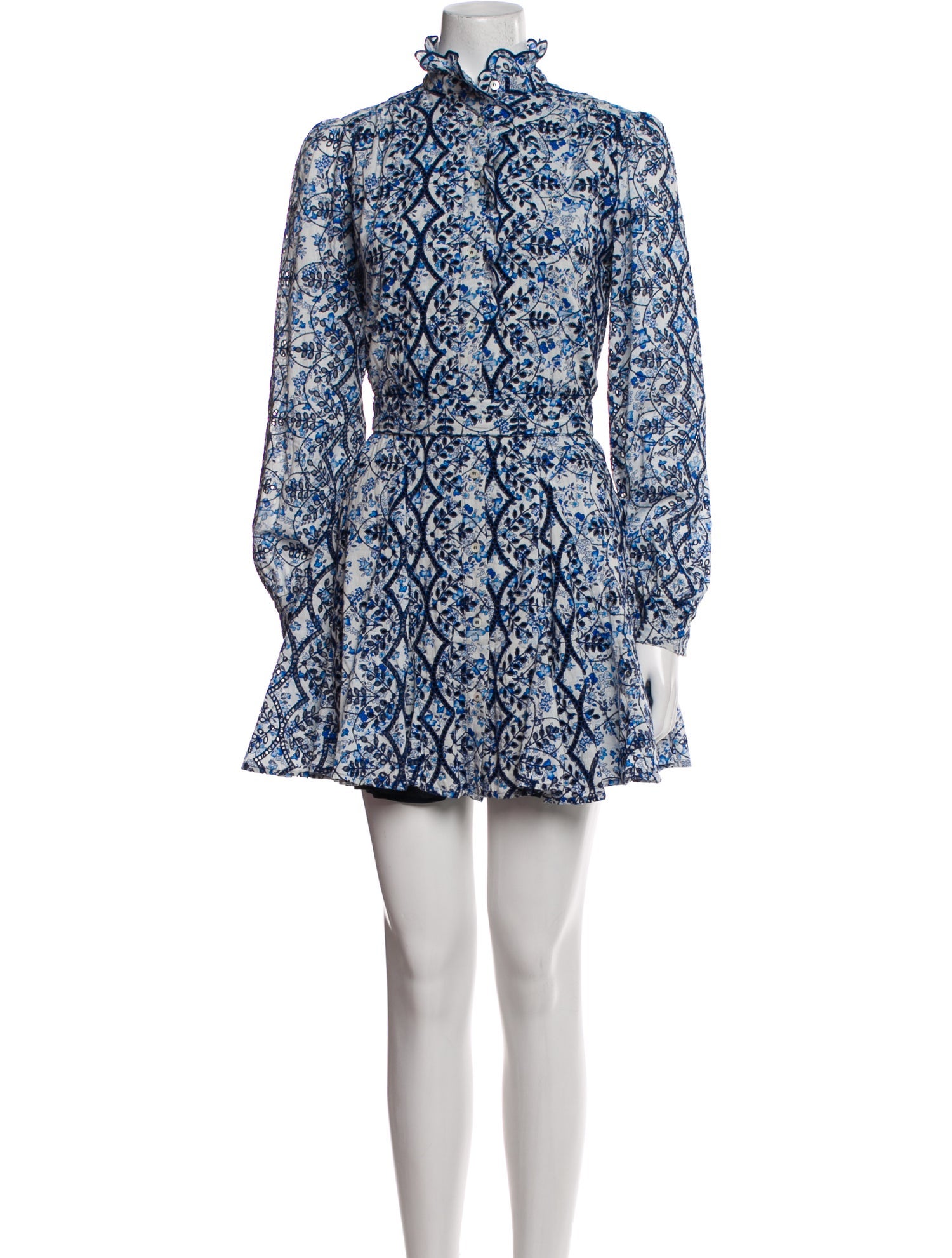 Sézane Floral Print Mini Dress