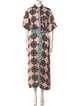 Sézane Printed Long Dress