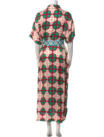 Sézane Printed Long Dress