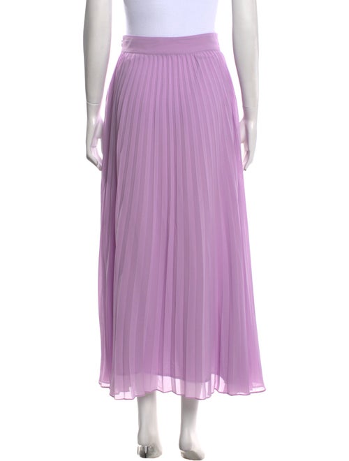 Sézane Pleated Accents Midi Length Skirt