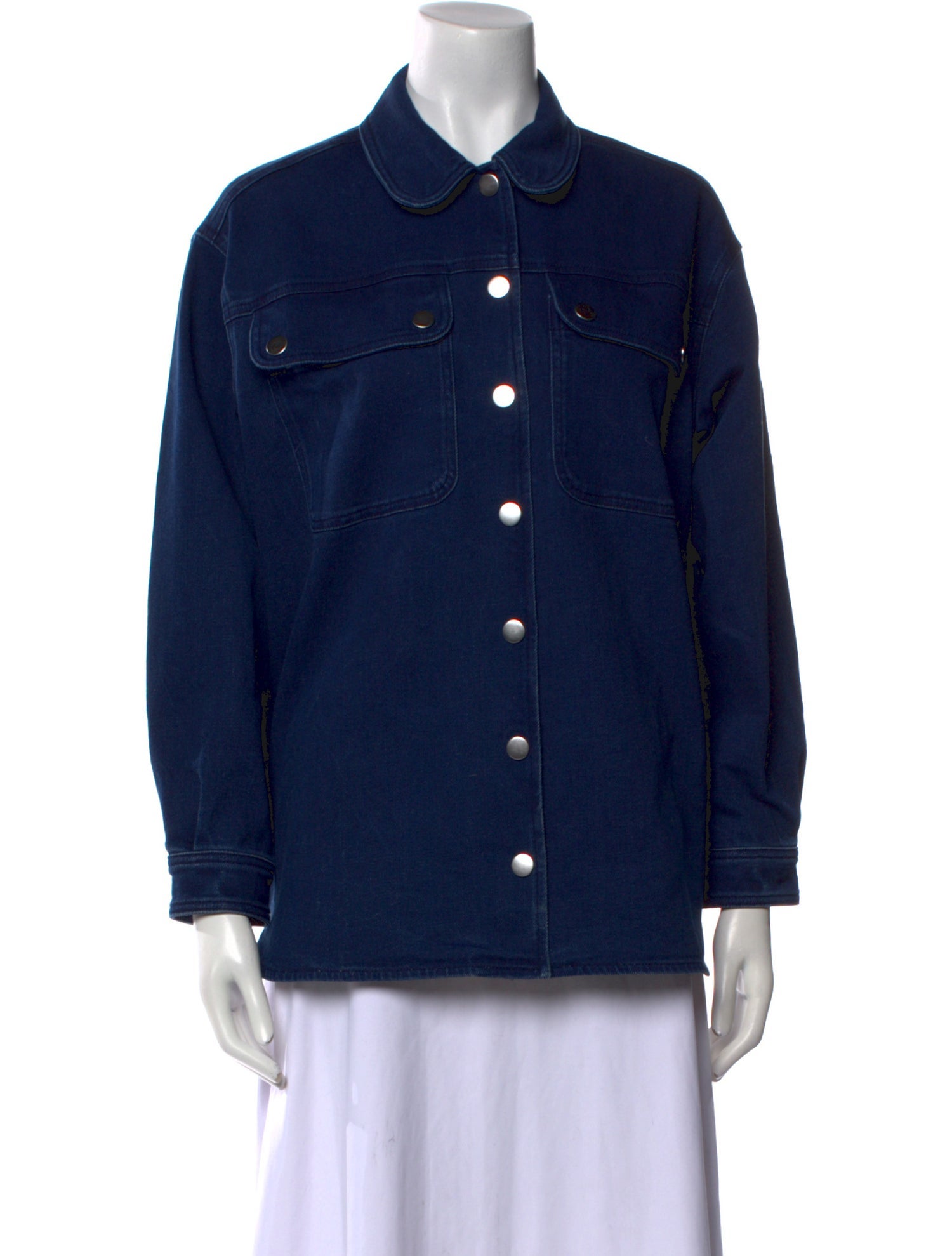 Sézane Long Sleeve Button-Up Top