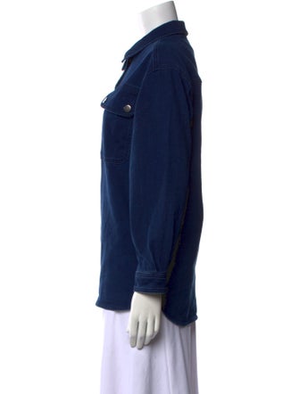 Sézane Long Sleeve Button-Up Top