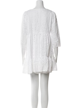 Sézane V-Neck Mini Dress