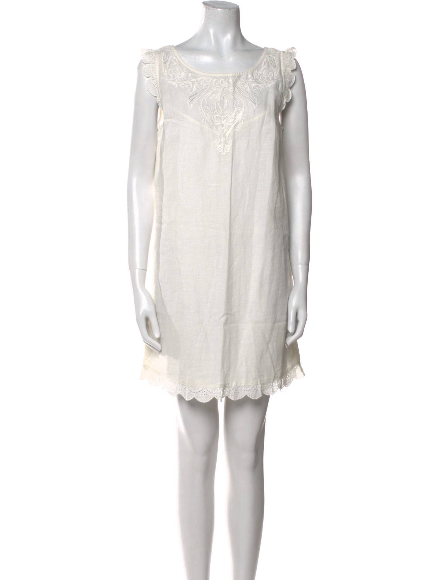 Sézane Linen Mini Dress