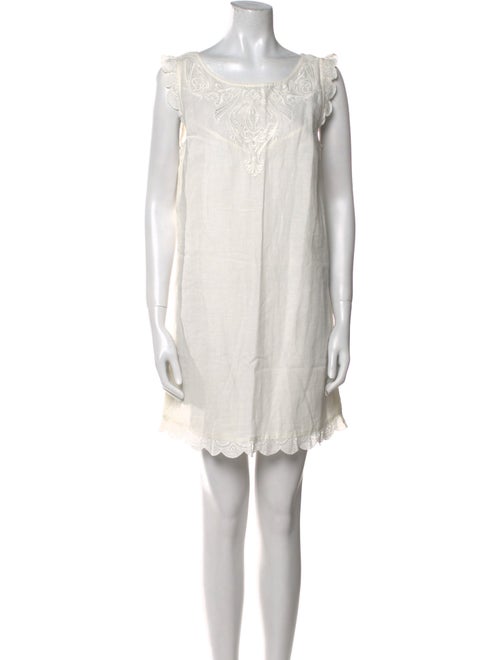 Sézane Linen Mini Dress