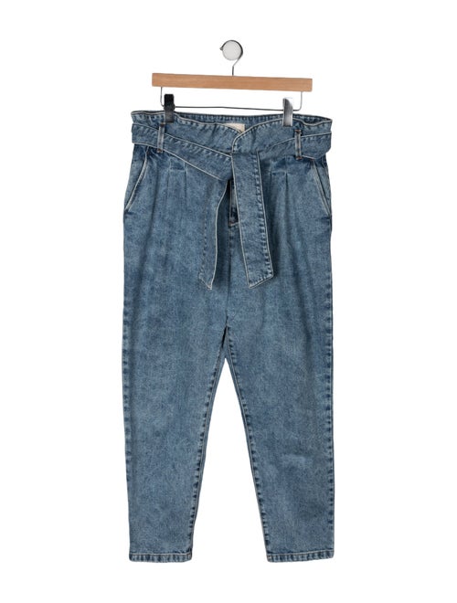 Sézane High-Rise Straight Leg Jeans