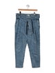Sézane High-Rise Straight Leg Jeans