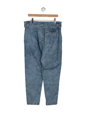 Sézane High-Rise Straight Leg Jeans