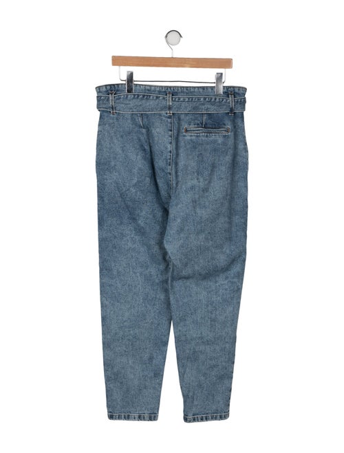 Sézane High-Rise Straight Leg Jeans
