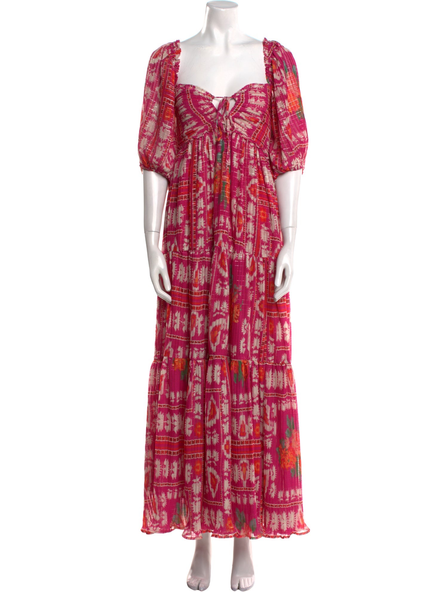 Sézane Printed Long Dress