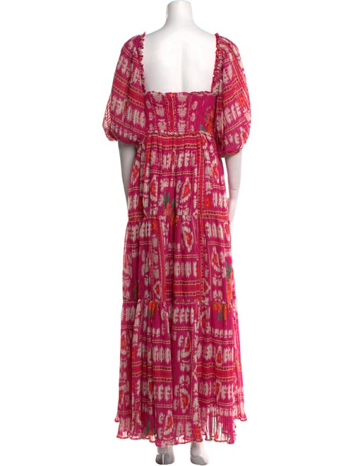 Sézane Printed Long Dress