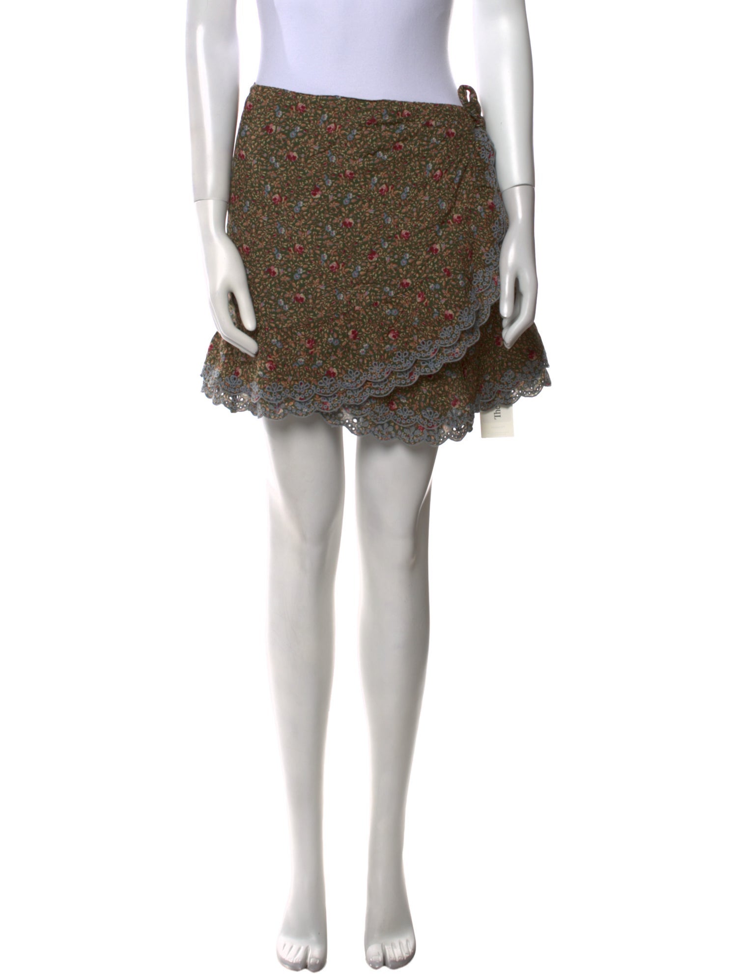 Sézane Floral Print Mini Skirt