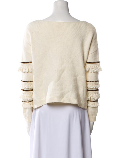 Sézane Striped Bateau Neckline Sweater