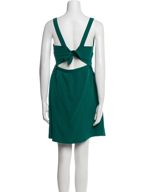 Sézane V-Neck Mini Dress