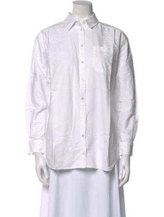 Sézane Long Sleeve Button-Up Top