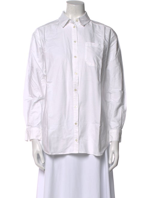 Sézane Long Sleeve Button-Up Top