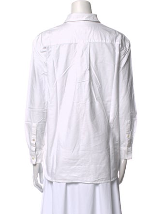 Sézane Long Sleeve Button-Up Top