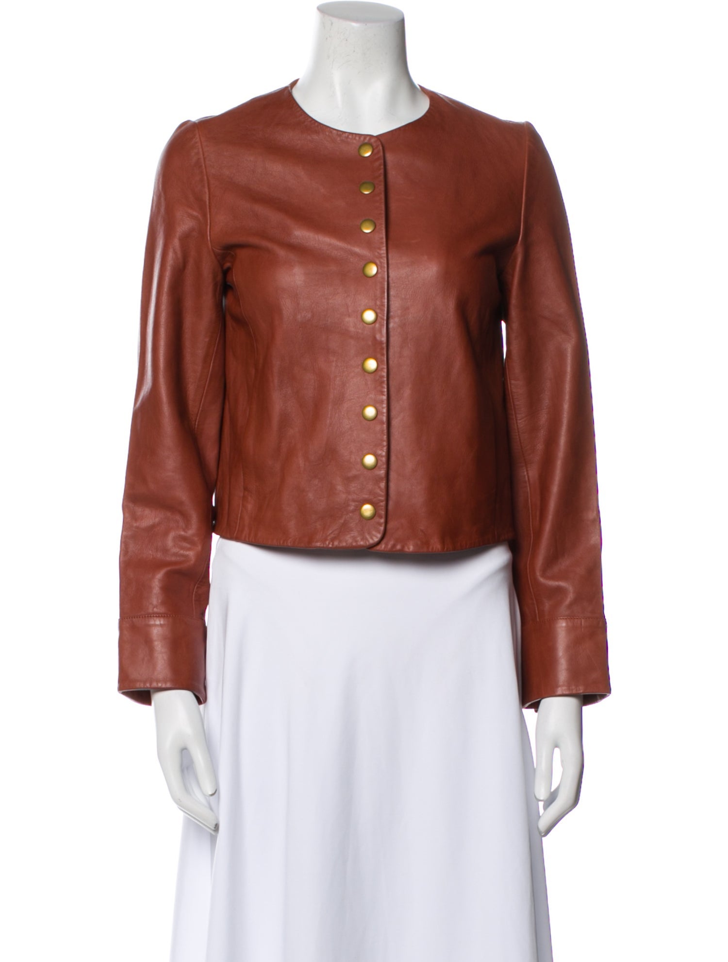 Sézane Leather Biker Jacket