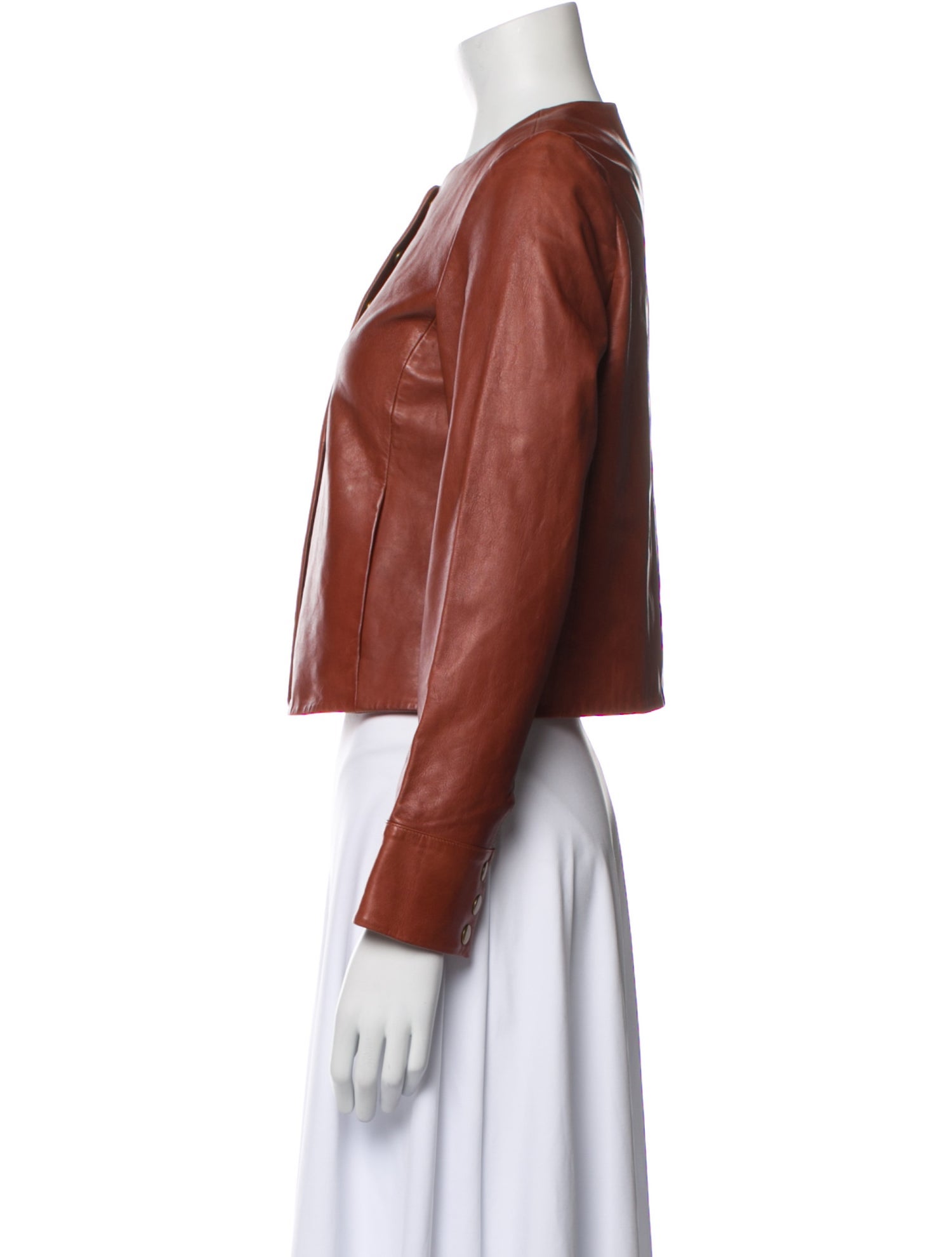 Sézane Leather Biker Jacket