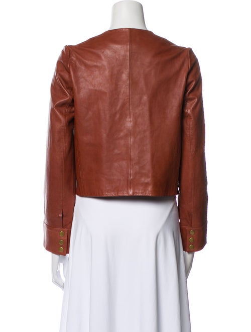 Sézane Leather Biker Jacket