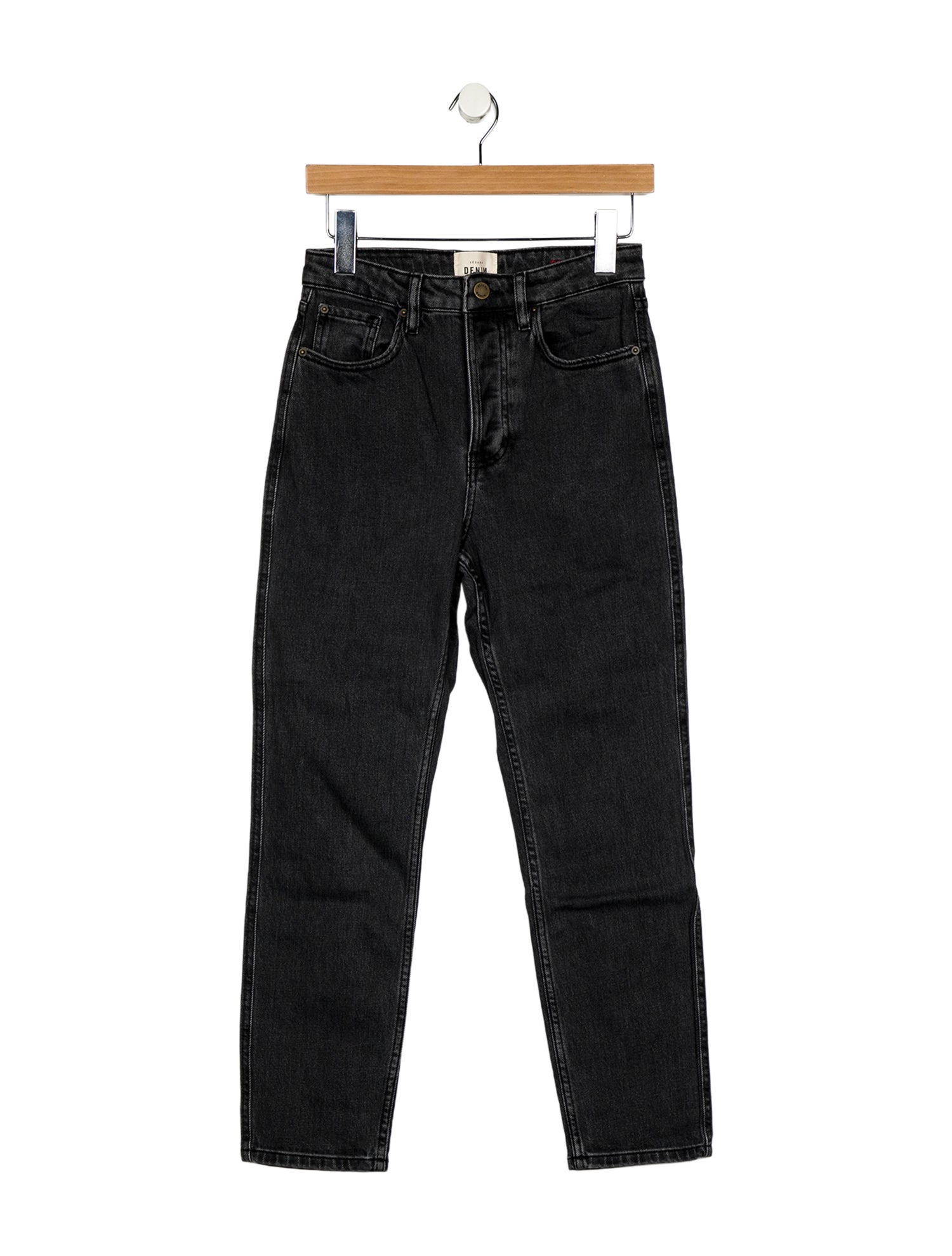 Sézane High-Rise Straight Leg Jeans