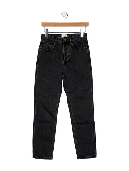 Sézane High-Rise Straight Leg Jeans