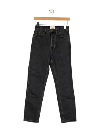 Sézane High-Rise Straight Leg Jeans