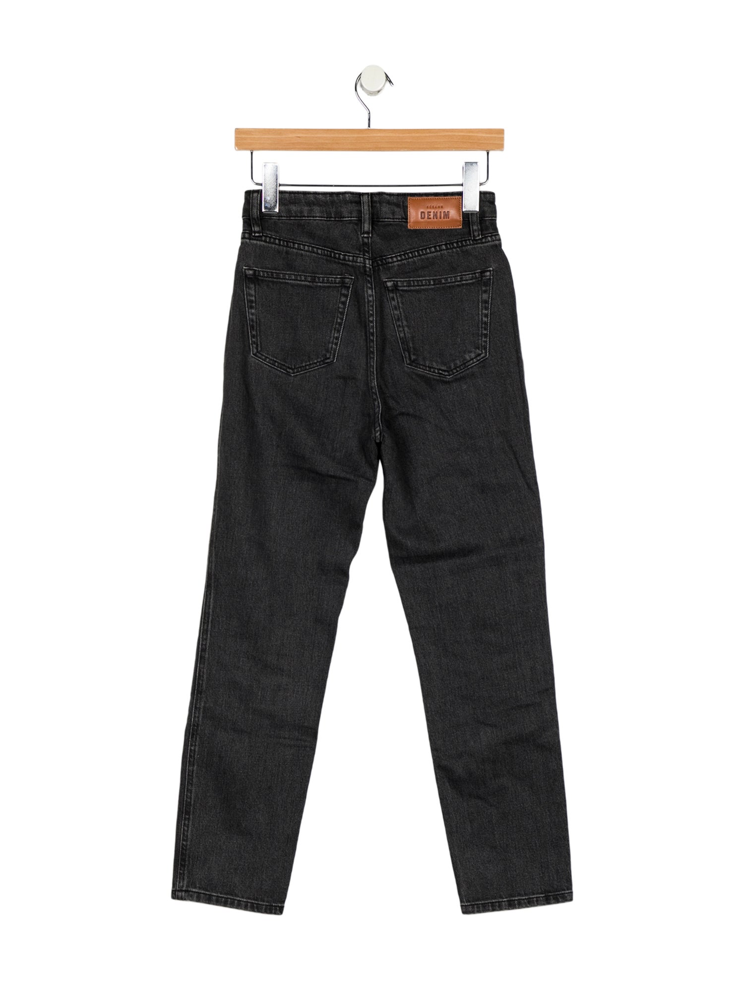 Sézane High-Rise Straight Leg Jeans