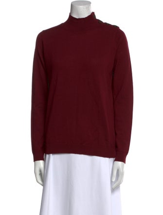 Sézane Merino Wool Mock Neck Sweater