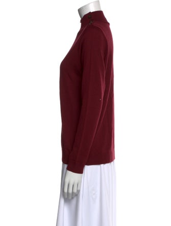 Sézane Merino Wool Mock Neck Sweater