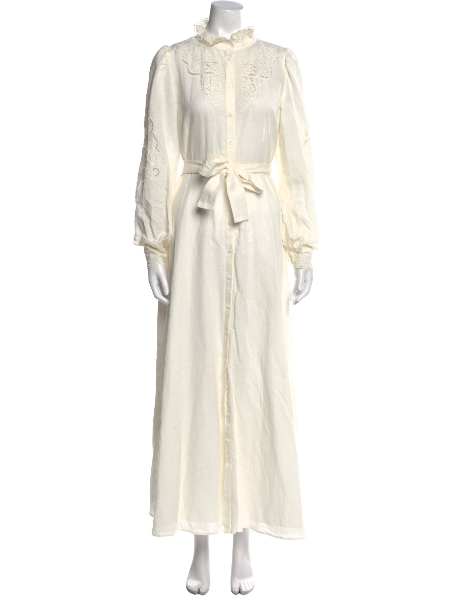 Sézane Linen Long Dress