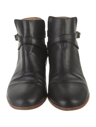 Sézane Leather Moto Boots