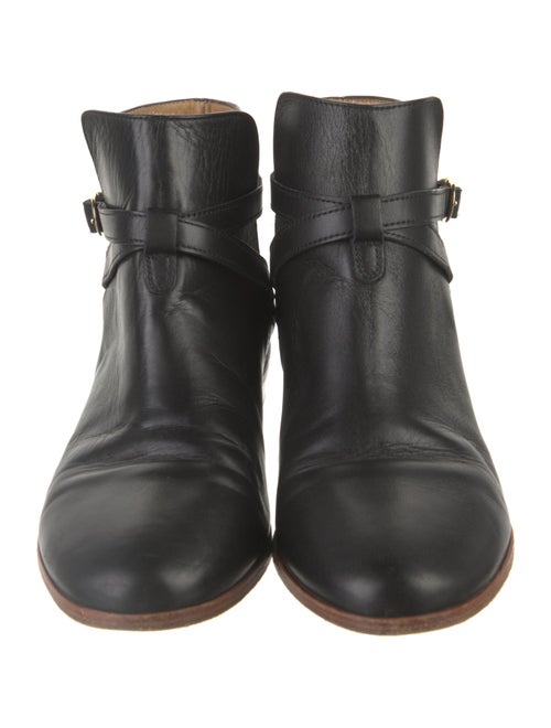 Sézane Leather Moto Boots