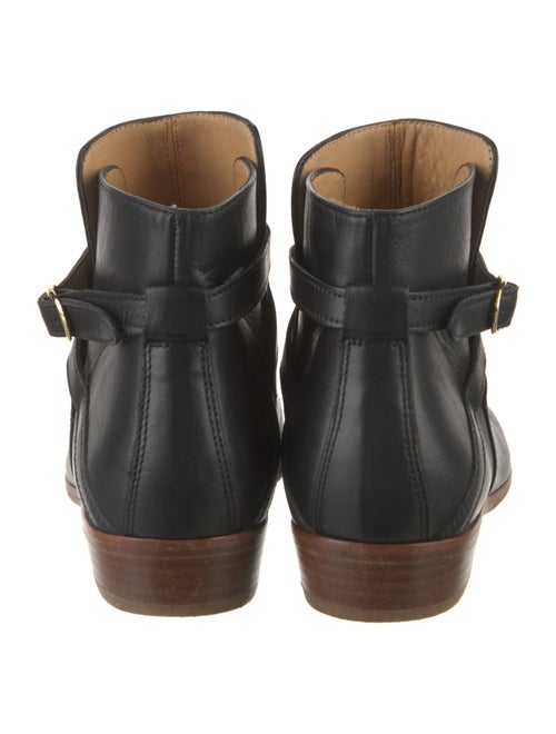 Sézane Leather Moto Boots