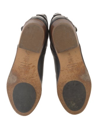 Sézane Leather Moto Boots