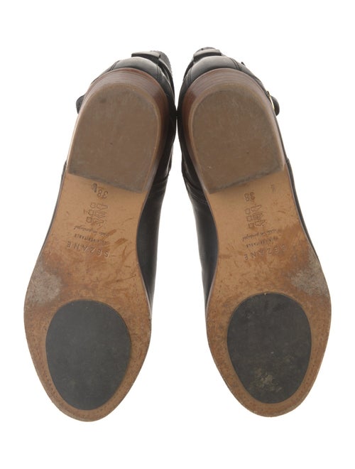 Sézane Leather Moto Boots