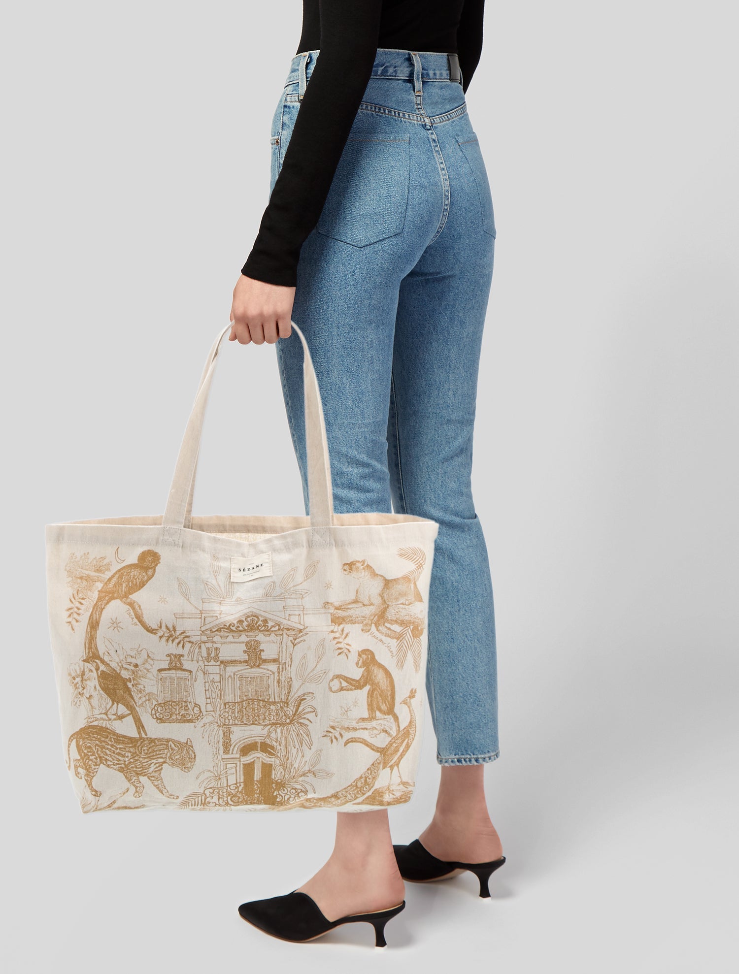 Sézane Canvas Tote