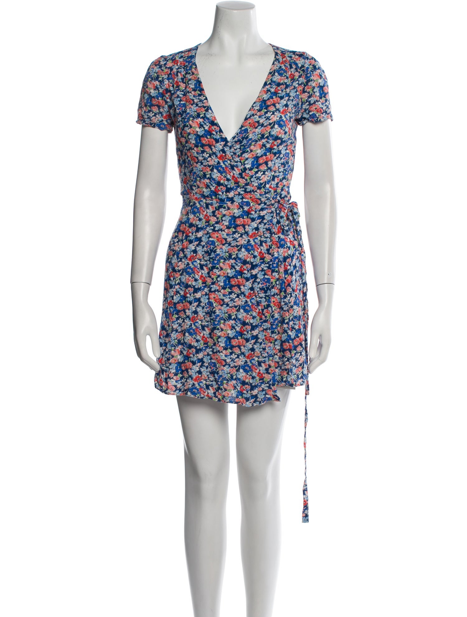 Sézane Floral Print Mini Dress