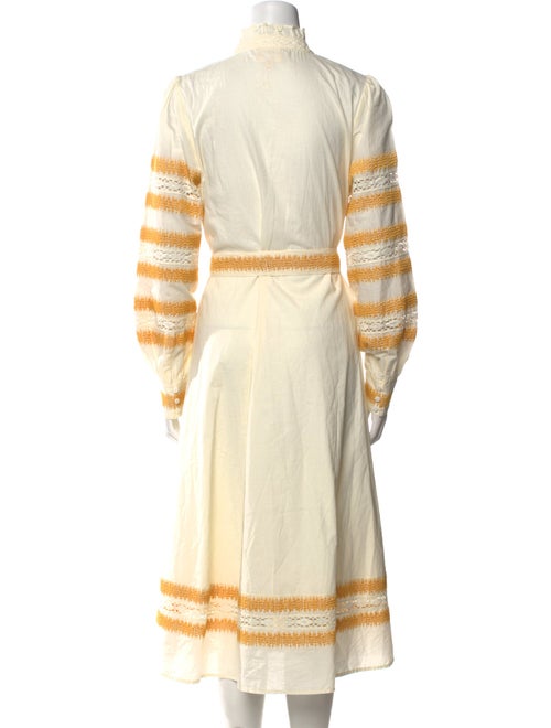 Sézane Mock Neck Long Dress