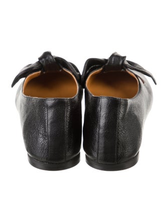 Sézane Leather Mary Jane Flats