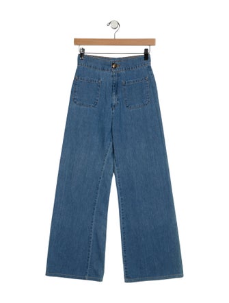 Sézane High-Rise Wide Leg Jeans