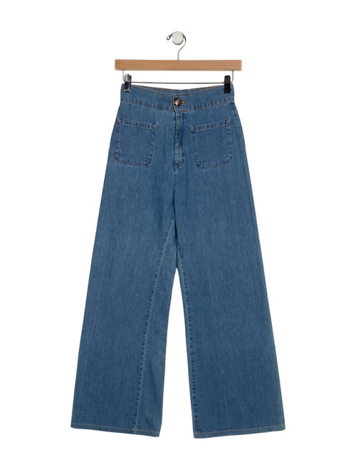 Sézane High-Rise Wide Leg Jeans