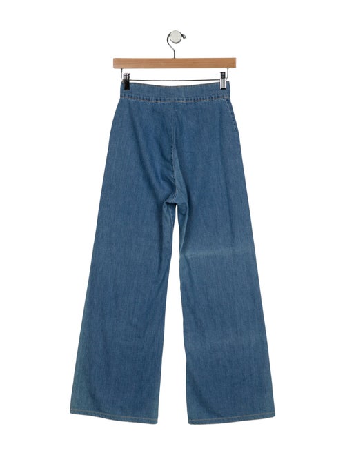 Sézane High-Rise Wide Leg Jeans