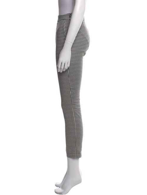Sézane Houndstooth Print Skinny Leg Pants