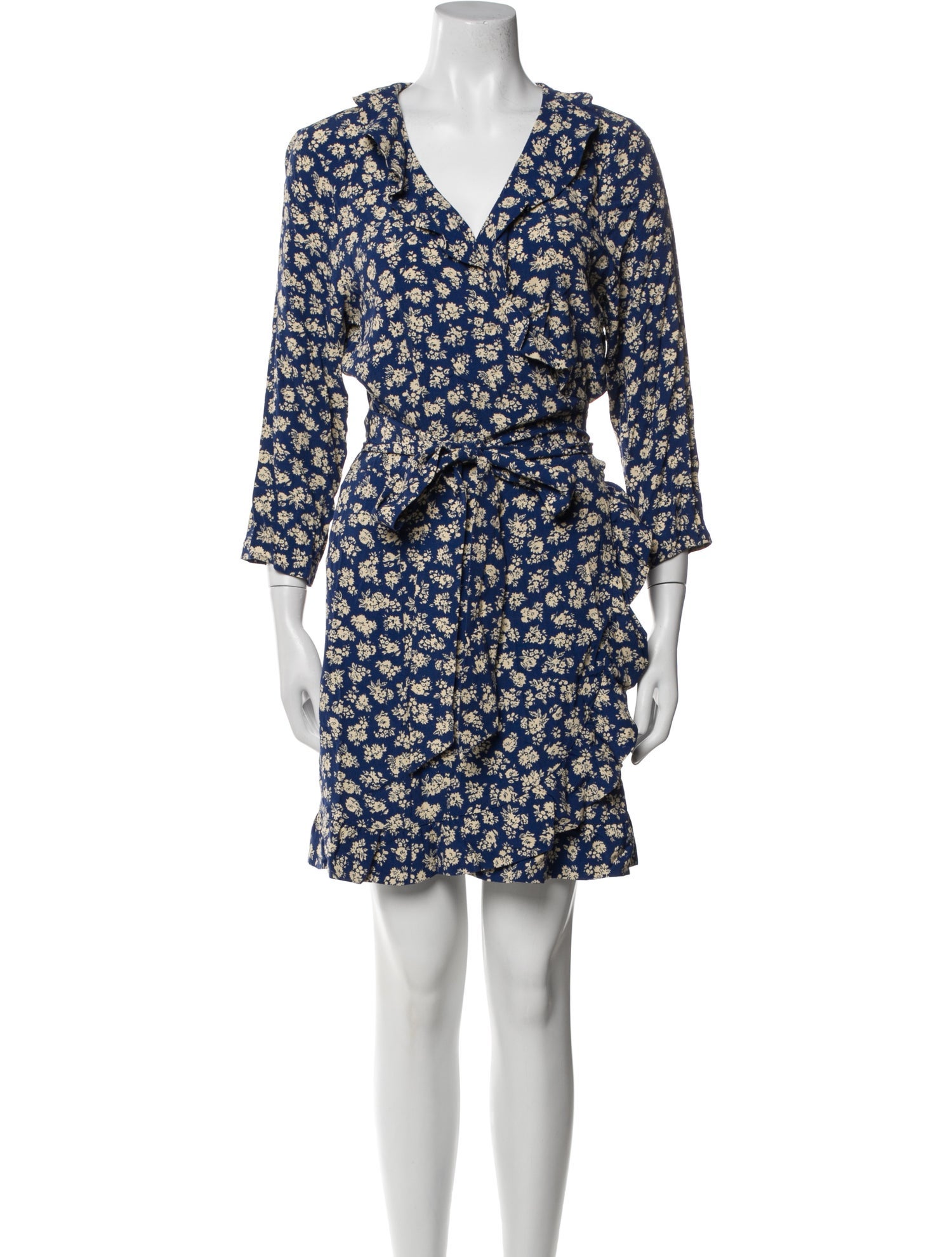 Sézane Floral Print Mini Dress