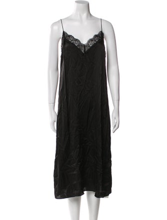 Sézane Silk Midi Length Dress