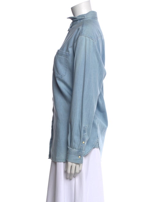 Sézane Long Sleeve Button-Up Top