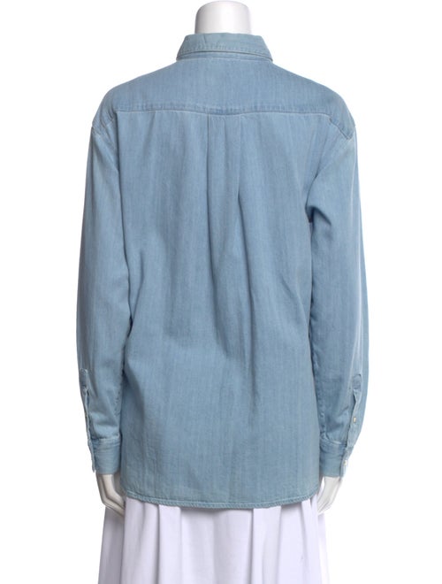 Sézane Long Sleeve Button-Up Top