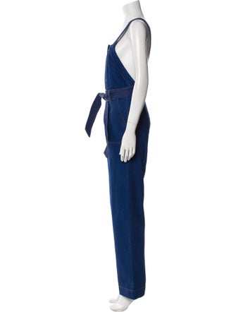 Sézane Square Neckline Jumpsuit